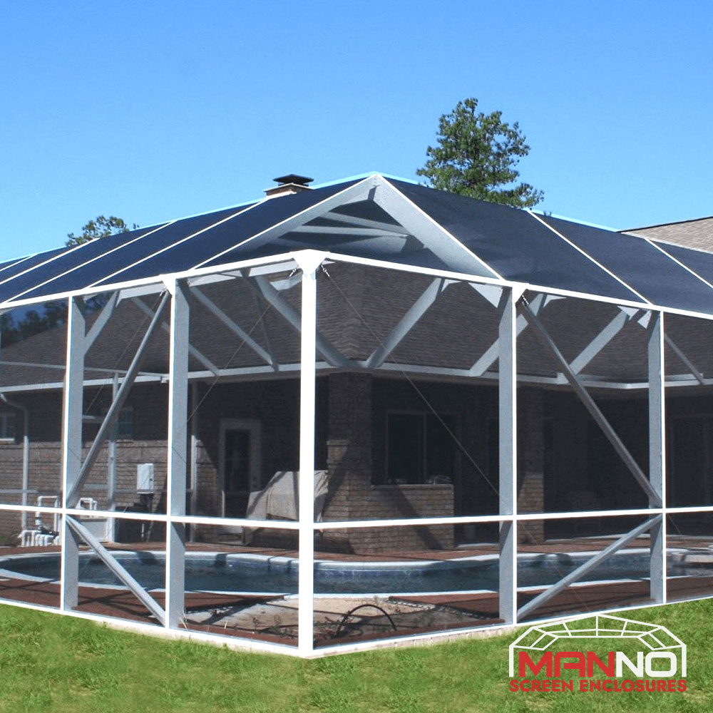 Gallery Manno Screen Enclosure Repair Seamless Gutter Installs & Hurricane Panels